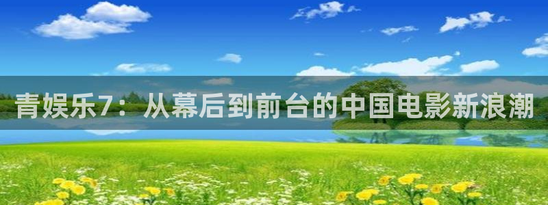 mg不朽情缘招商：青娱乐7：从幕后到前台的中国电影新浪潮